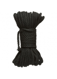 Черная верёвка для связывания и фиксации Bind Tie - 15,24 м. - Doc Johnson - купить с доставкой в Евпатории
