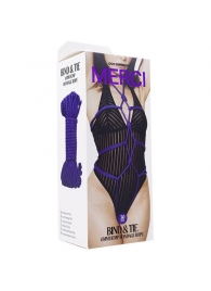 Фиолетовая верёвка для связывания и фиксации Bind Tie - 9,14 м. - Doc Johnson - купить с доставкой в Евпатории