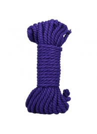 Фиолетовая верёвка для связывания и фиксации Bind Tie - 9,14 м. - Doc Johnson - купить с доставкой в Евпатории