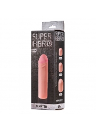 Фаллоудлинитель SUPER HERO Tempter - 16 см. - Lola Games - в Евпатории купить с доставкой