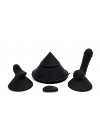Конусный вибромассажер Cowgirl Cone с 2 насадками - CowGirl - купить с доставкой в Евпатории