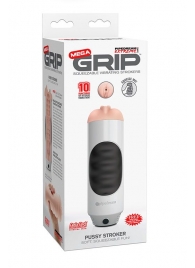 Мастурбатор-вагина Extreme Toyz Mega Grip Vibrating Stroker Mouth - Pipedream - в Евпатории купить с доставкой