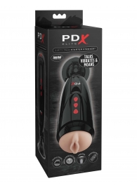 Мастурбатор-вагина с вибрацией Dirty Talk Starter Stroker - Pipedream - в Евпатории купить с доставкой