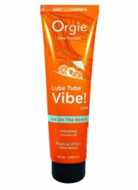 Гель с эффектом вибрации Lube Tube Vibe Low Sex On The Beach - 100 мл. - ORGIE - купить с доставкой в Евпатории