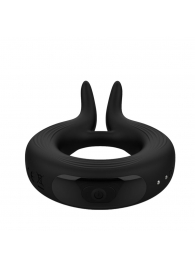 Черное эрекционное кольцо Marry Me Rechargeable Vibrating Cockring - Adrien Lastic - в Евпатории купить с доставкой