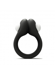 Черное эрекционное кольцо Zippy Vibrating Ring With Bullet - Adrien Lastic - в Евпатории купить с доставкой