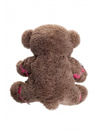 Бондажный набор: бурый мишка с розовыми оковами и наручниками - Pecado - купить с доставкой в Евпатории