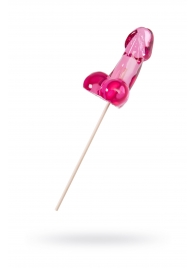 Розовый леденец в форме члена со вкусом айриш крим - 80 гр. - Sosuчki - купить с доставкой в Евпатории