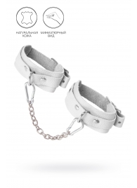 Белые мини-оковы со скруглёнными углами - Pecado - купить с доставкой в Евпатории