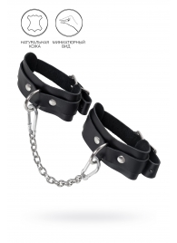 Черные мини-оковы со скруглёнными углами - Pecado - купить с доставкой в Евпатории