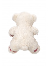 Бондажный набор: белый мишка с розовыми оковами и наручниками - Pecado - купить с доставкой в Евпатории