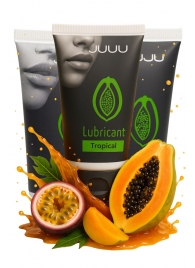 Набор из 3 съедобных лубрикантов JUJU со вкусом тропических фруктов - JuJu - купить с доставкой в Евпатории