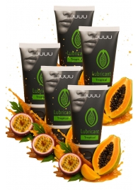 Набор из 5 съедобных лубрикантов JUJU со вкусом тропических фруктов - JuJu - купить с доставкой в Евпатории