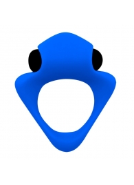 Синее эрекционное кольцо Wooomy Tribeс с вибрацией - Adrien Lastic - в Евпатории купить с доставкой