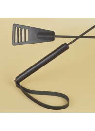 Черный кожаный стек «Сириус» - 60 см. - Sitabella - купить с доставкой в Евпатории