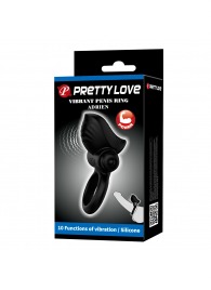 Черное эрекционное кольцо с вибрацией Adrien - Baile - в Евпатории купить с доставкой