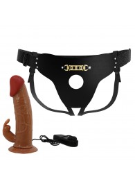 Мужской полый страпон с вибрацией Marion - Baile - купить с доставкой в Евпатории