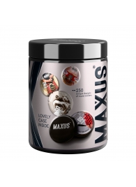 Черные утолщенные презервативы MAXUS Extra Strong с железным кейсом - 15 шт. - Maxus - купить с доставкой в Евпатории