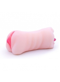 Телесный двусторонний мастурбатор - вагина и ротик - Boys of Toys - в Евпатории купить с доставкой