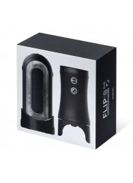 Набор Tenga Flip Zero Electronic Vibrotation: мастурбатор с вибрацией и устройство вращения - Tenga - в Евпатории купить с доставкой