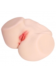 Мастурбатор-полуторс с двойным слоем материала и вибрацией Jenny Onahole Real Vagina - KOKOS - в Евпатории купить с доставкой