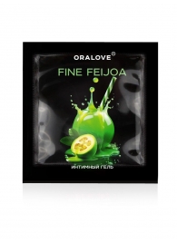 Саше съедобной оральной смазки OraLove с ароматом фейхоа - 3 гр. - Биоритм - купить с доставкой в Евпатории