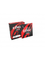 Презервативы с ароматом колы Expert Cola - 3 шт. - Expert - купить с доставкой в Евпатории