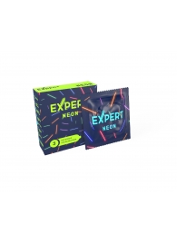 Светящиеся в темноте презервативы Expert Neon - 3 шт. - Expert - купить с доставкой в Евпатории