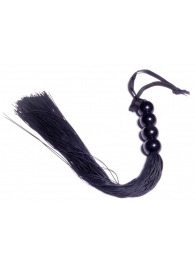 Черная силиконовая плеть - 37 см. - Boys of Toys - купить с доставкой в Евпатории