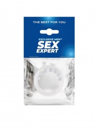 Эрекционное кольцо с мягкой стимулирующей насадкой - Sex Expert - в Евпатории купить с доставкой
