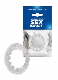 Эрекционное кольцо со стимулирующими шариками на поверхности - Sex Expert - в Евпатории купить с доставкой
