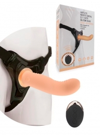 Женский вибрострапон со съемной насадкой и пультом ДУ - Erokay - купить с доставкой в Евпатории