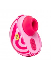 Розовый бесконтактный клиторальный стимулятор Romp Spin - ROMP