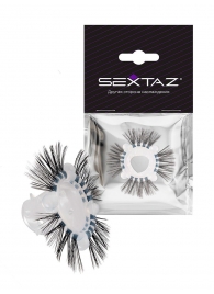 Эластичное эрекционное кольцо с черными «ресничками» - Sextaz - в Евпатории купить с доставкой