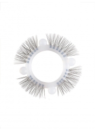 Эластичное кольцо с «ресничками» и 4 шариками - Sextaz - в Евпатории купить с доставкой