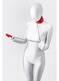 Красный ошейник с подкладкой из меха - ToyFa - купить с доставкой в Евпатории