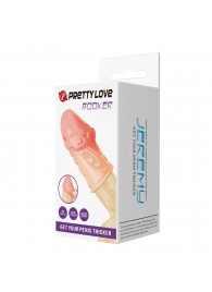 Телесная насадка на пенис Booker - 8 см. - Baile - в Евпатории купить с доставкой