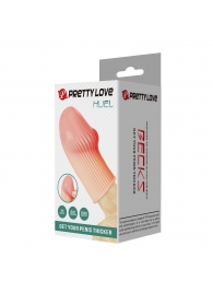 Телесная насадка на пенис Huel - 9 см. - Baile - в Евпатории купить с доставкой