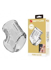 Прозрачная насадка на пенис и мошонку - Baile - в Евпатории купить с доставкой