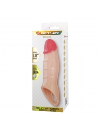 Телесная удлиняющая насадка на пенис Darnel - Baile - в Евпатории купить с доставкой