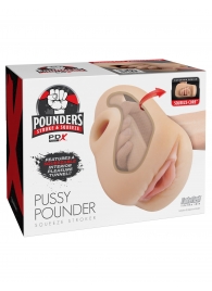 Телесный мастурбатор-вагина Pussy Pounder Squeeze Stroker - Pipedream - в Евпатории купить с доставкой