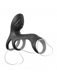 Черная насадка на пенис Ultimate Couples Cage Pro - Pipedream - в Евпатории купить с доставкой