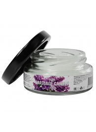 Массажная свеча «Сирень» - 50 мл. - SGAN - купить с доставкой в Евпатории