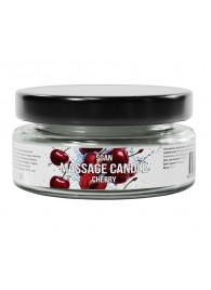Массажная свеча «Спелая вишня» - 50 мл. - SGAN - купить с доставкой в Евпатории