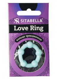 Цветное эрекционное кольцо Love Ring с бусинами - Sitabella - в Евпатории купить с доставкой