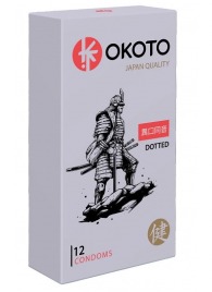 Точечные презервативы OKOTO Dotted - 12 шт. - Sitabella - купить с доставкой в Евпатории