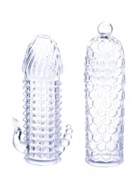 Набор из 2 прозрачных насадок на член Seductive Tickler Sleeves Set - NMC - в Евпатории купить с доставкой