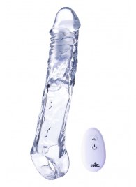 Прозрачная насадка-удлинитель Length Enhancer With Bullet с подхватом - 22,3 см. - NMC - в Евпатории купить с доставкой