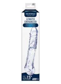 Прозрачная насадка-удлинитель Length Enhancer с подхватом - 22,3 см. - NMC - в Евпатории купить с доставкой