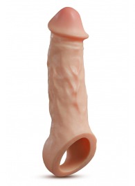Телесная насадка-удлинитель Intrepid 9.25 Inch Realistic Penis Extender Sleeve - 23,5 см. - Blush Novelties - в Евпатории купить с доставкой